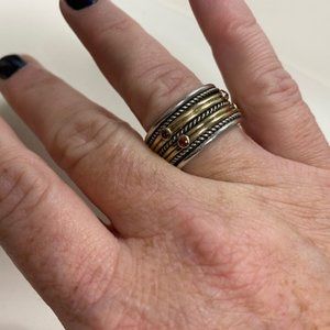 Sterling Silver Spinner Ring